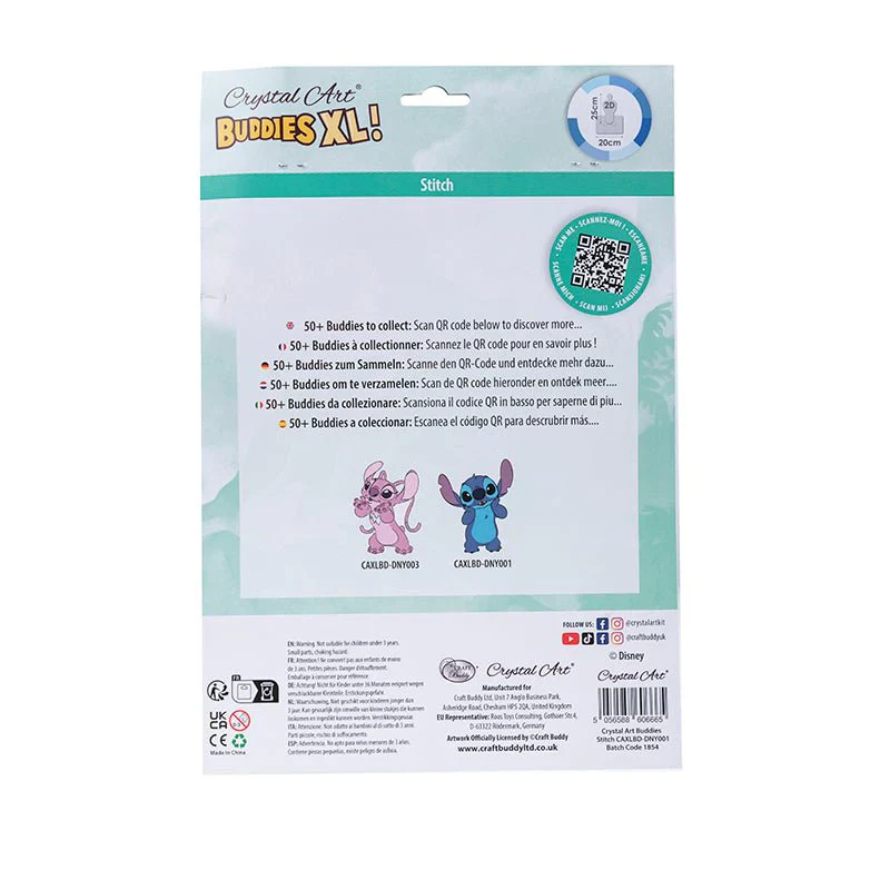 Stitch, Crystal Art XL Buddy - Image 2