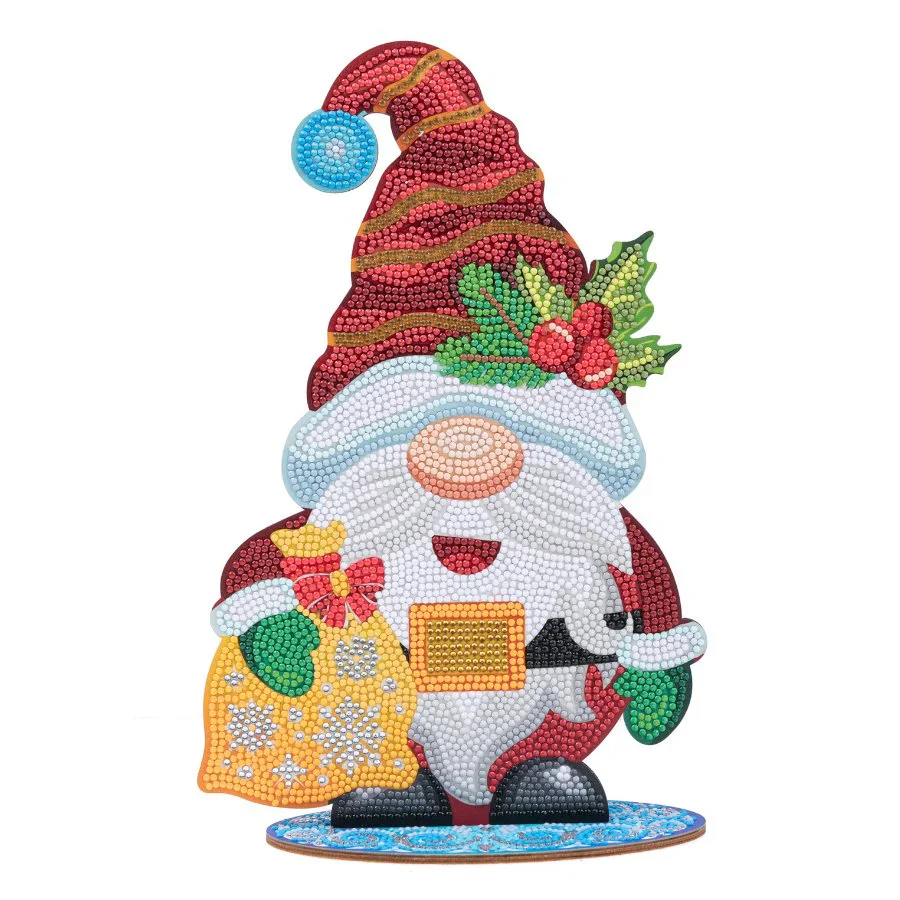 Cheerful Gnome, Crystal Art XL Buddy - Image 3