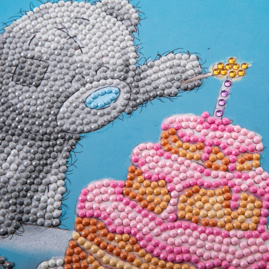 Happy Birthday, Crystal Art Card - Image 3