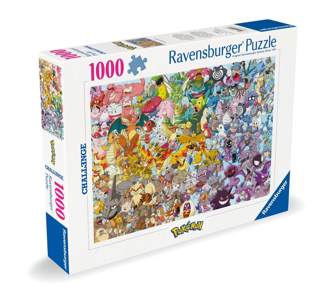 Ravensburger Challenge Pokemon 1000 Piece Jigsaw Puzzle