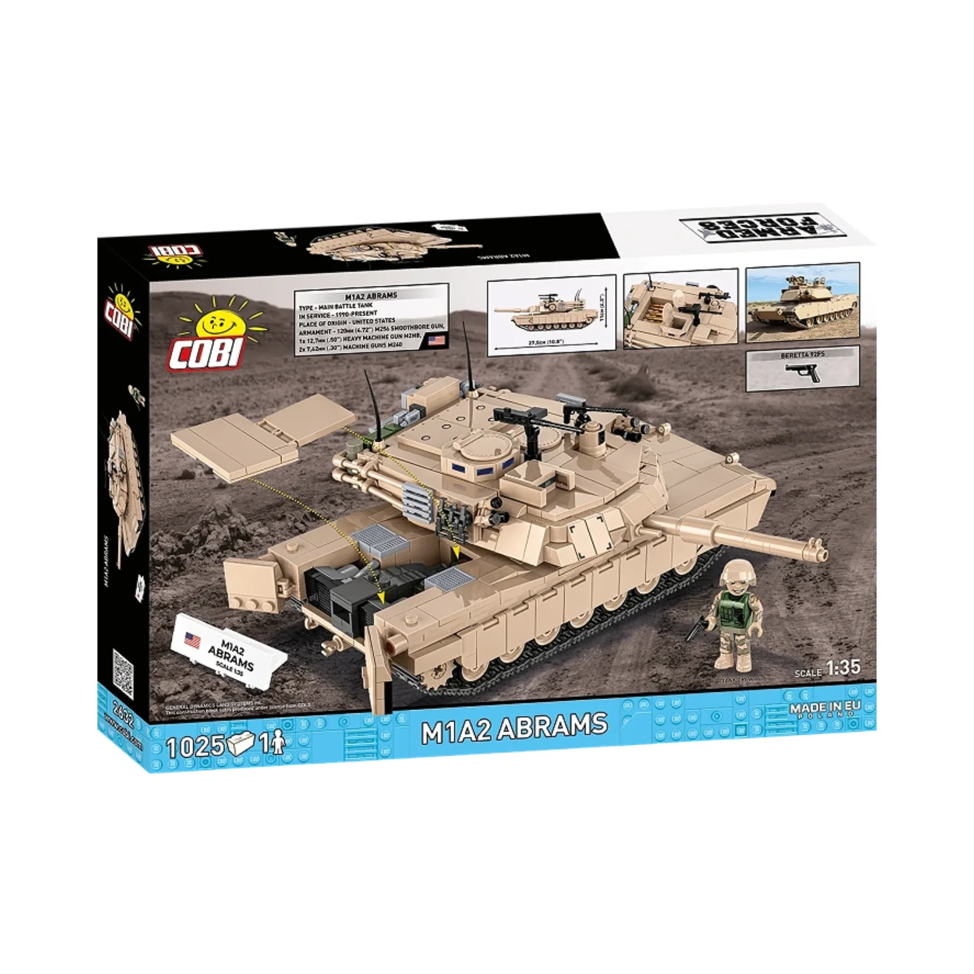 COBI Armed Forces M1A2 Abrams Tank (US) - Image 6