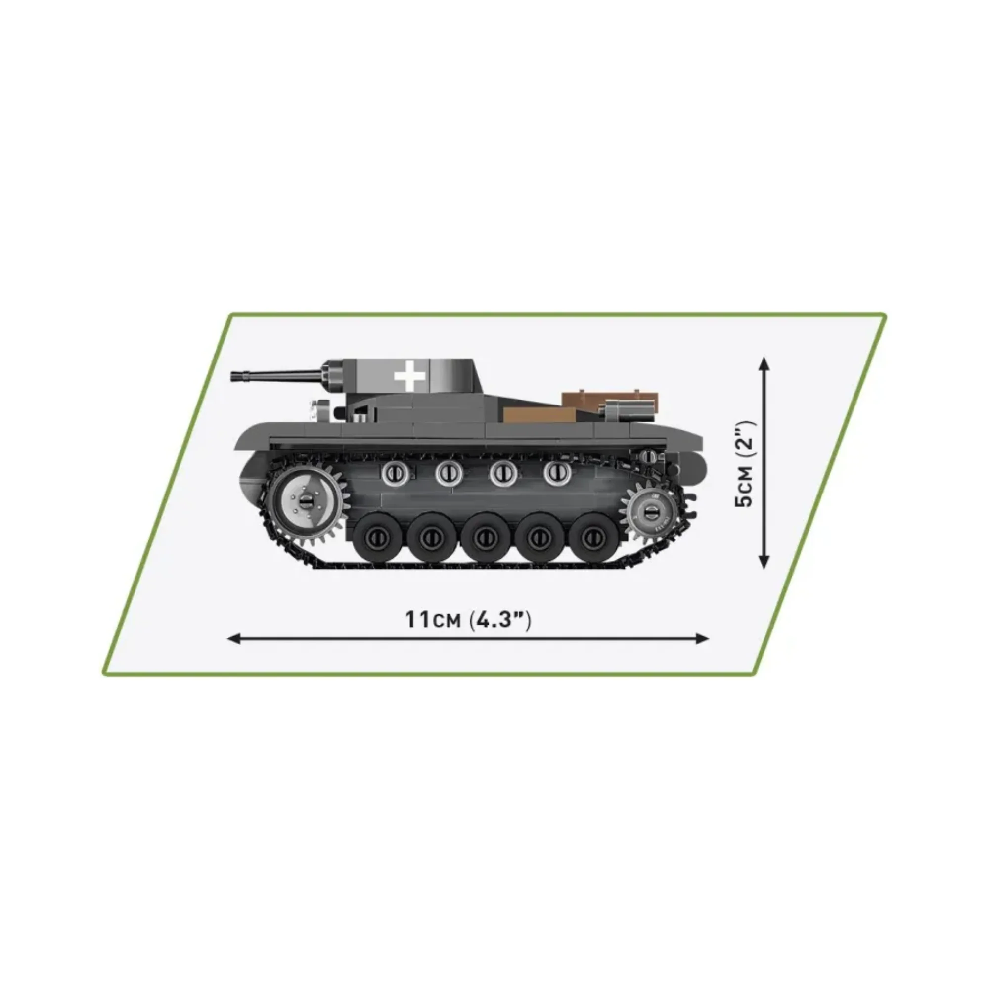 COBI Historical Collection WWii Panzer II Ausf.A - Image 4