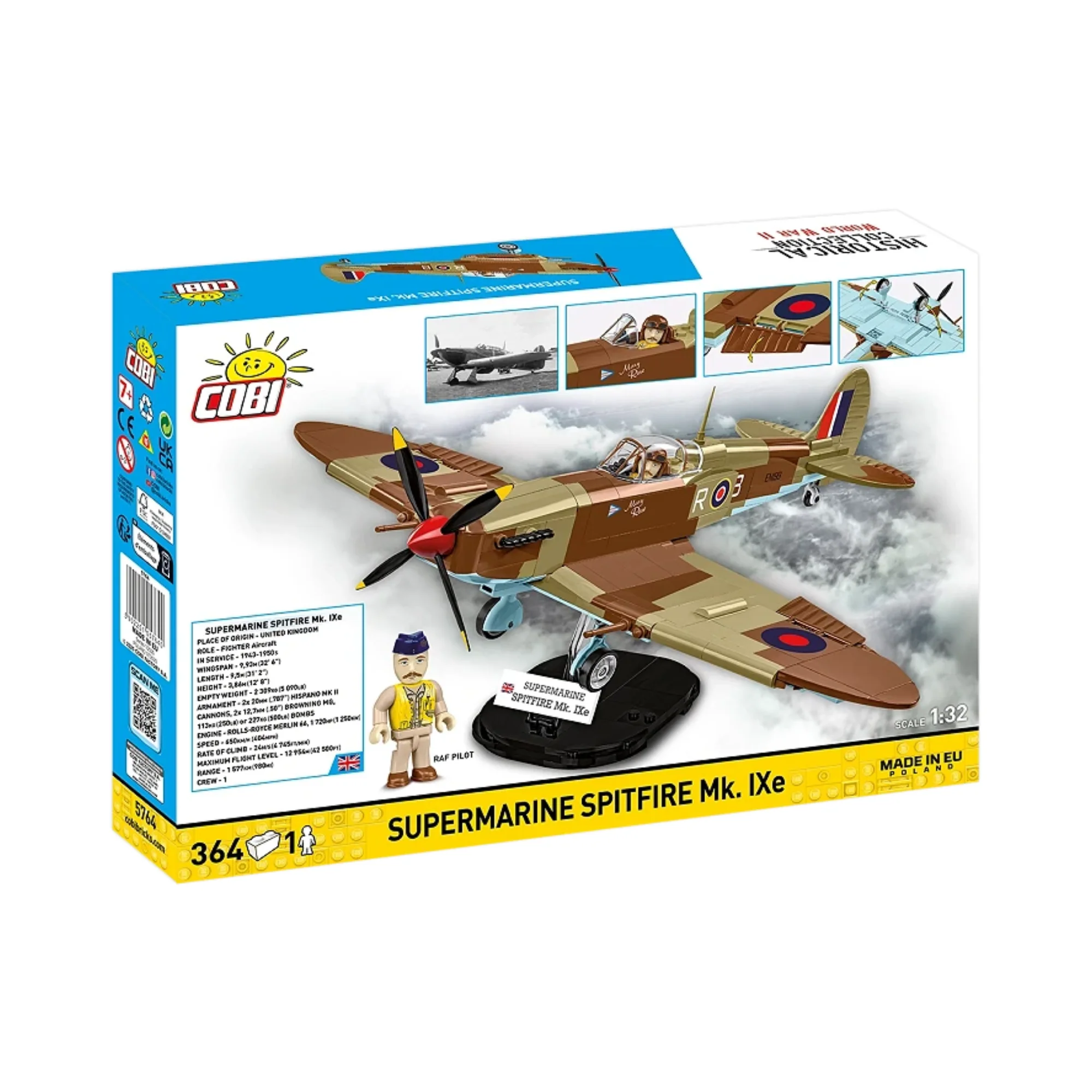 COBI Historical Collection WWii Supermarine Spitfire Mk.Ixe - Image 8