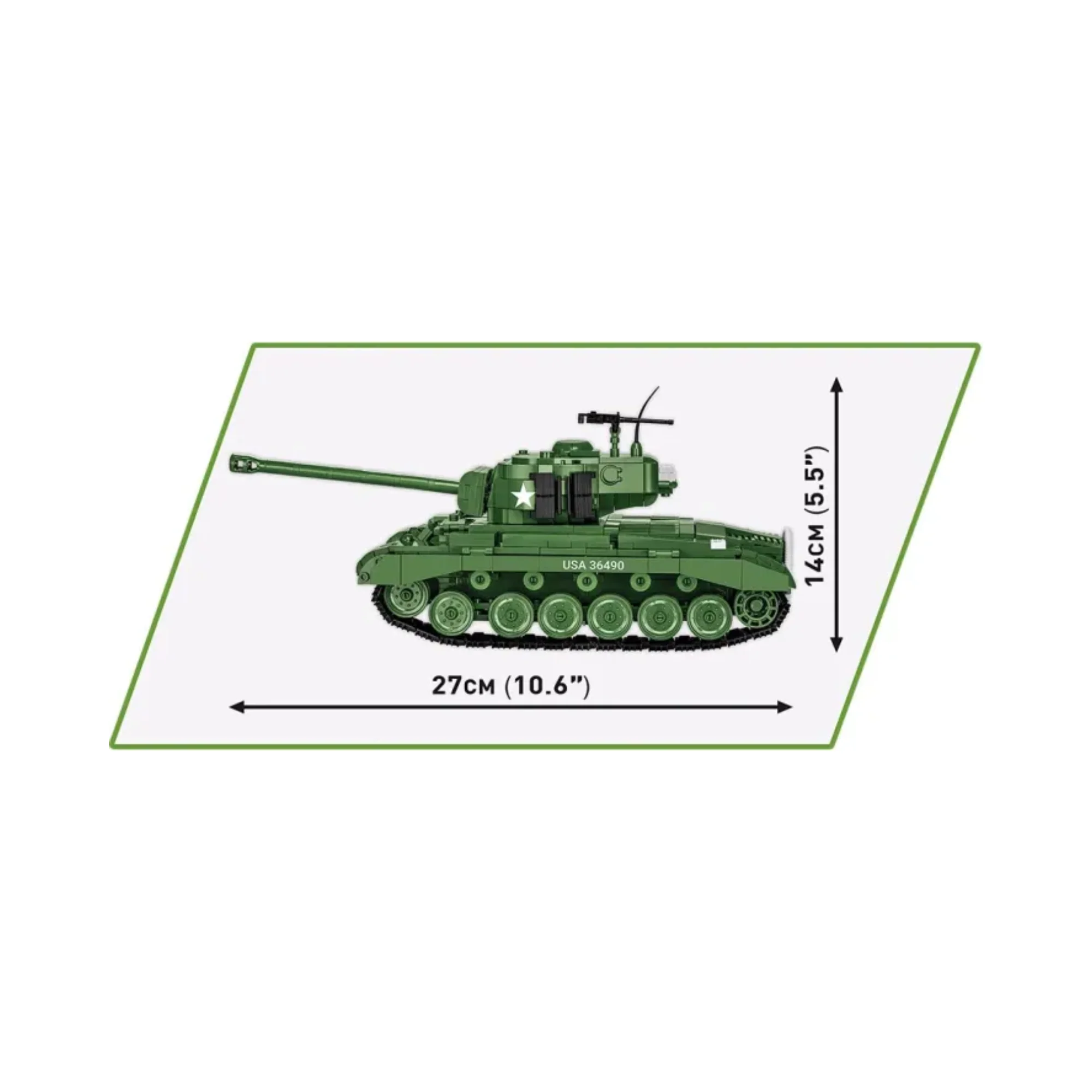 COBI M26 Pershing T26E3 Tank - Image 4