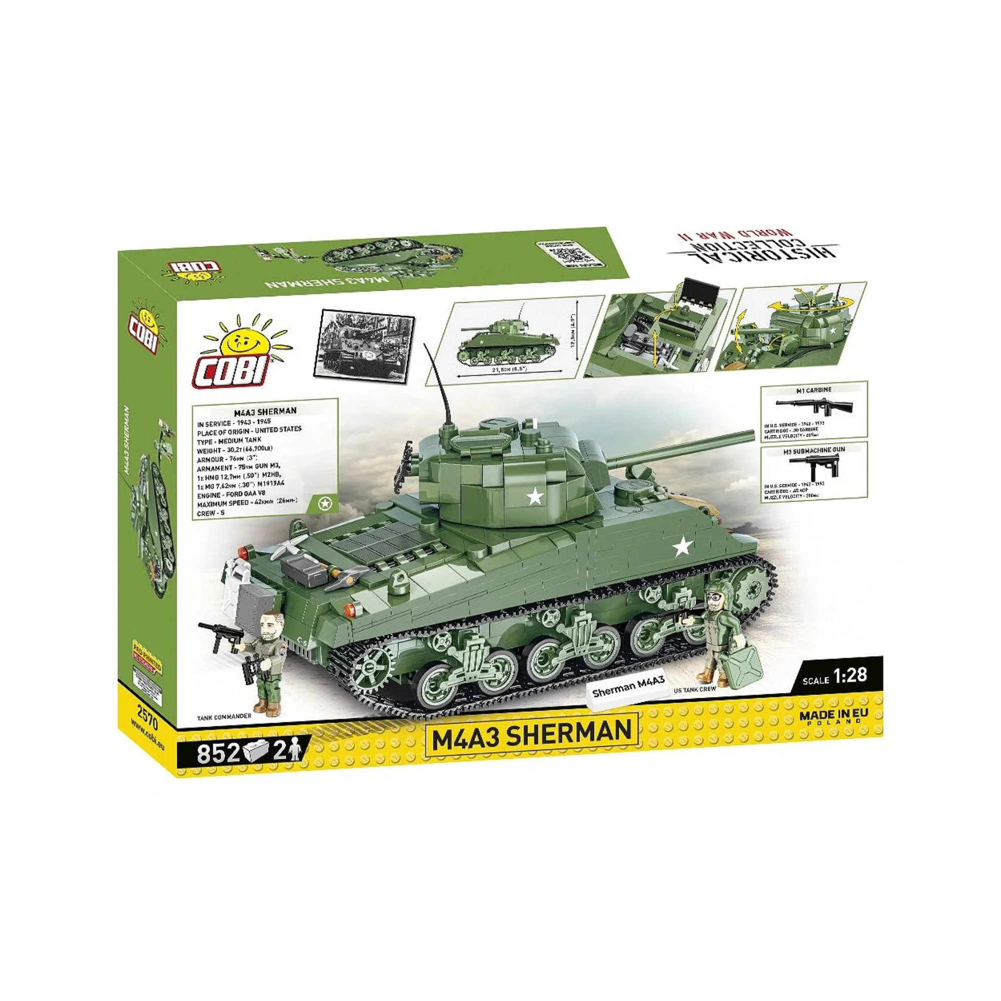 COBI M4A3 Sherman Tank - Image 3