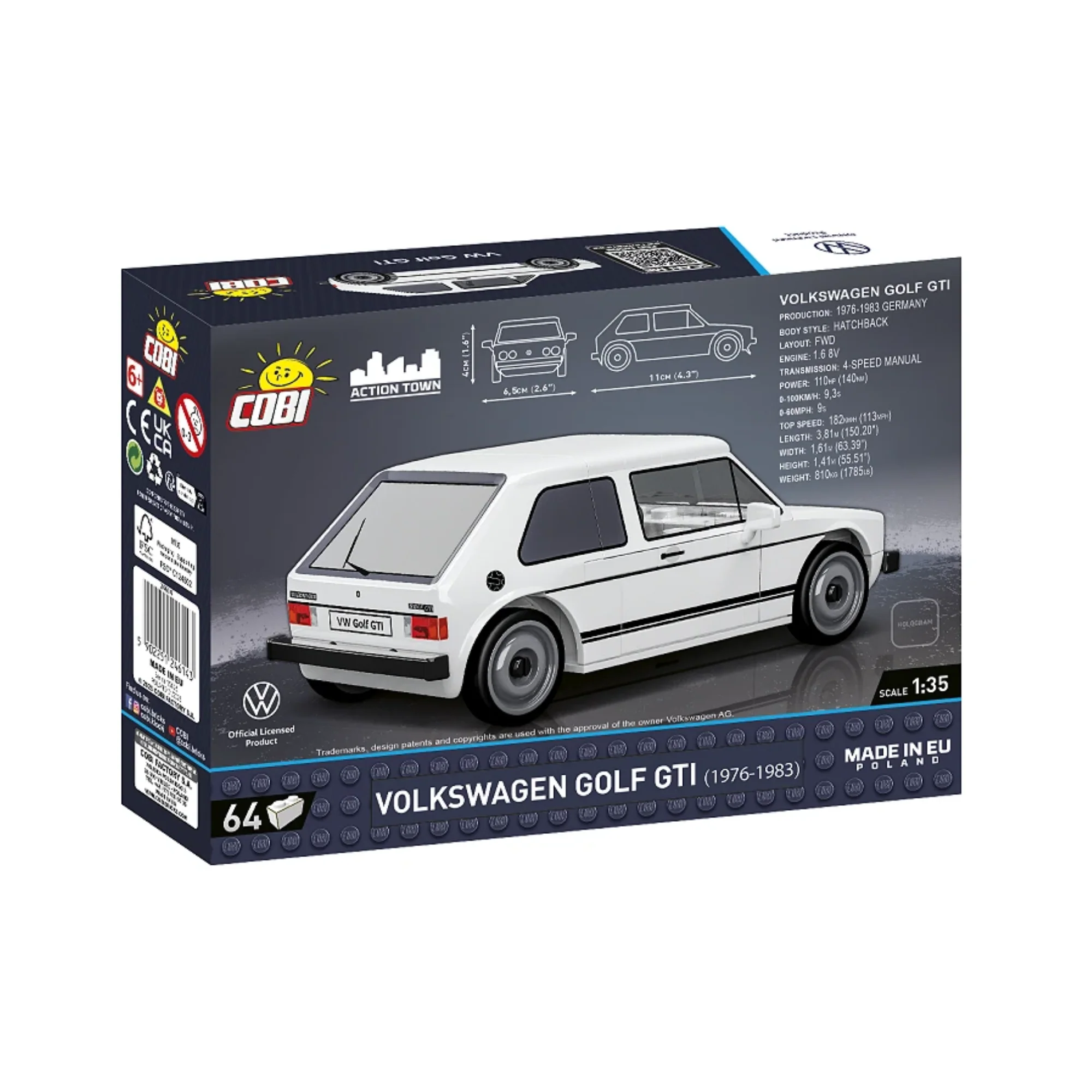 COBI Volkswagen Golf Gti (1976) - Image 3