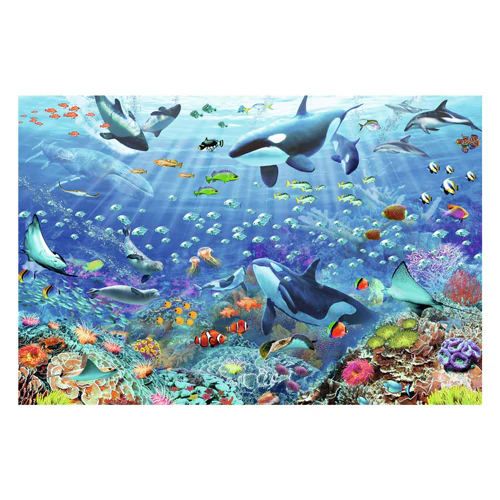 Ravensburger Colorful Underwater World 3000 Piece Jigsaw Puzzle - Image 2