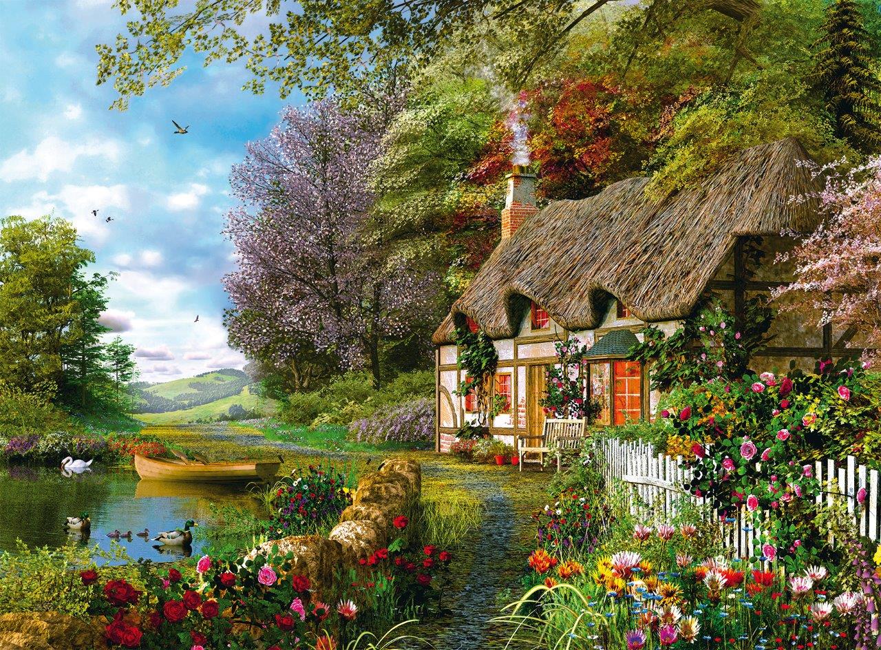 Ravensburger Country Cottage 1500 Piece Jigsaw Puzzle - Image 2