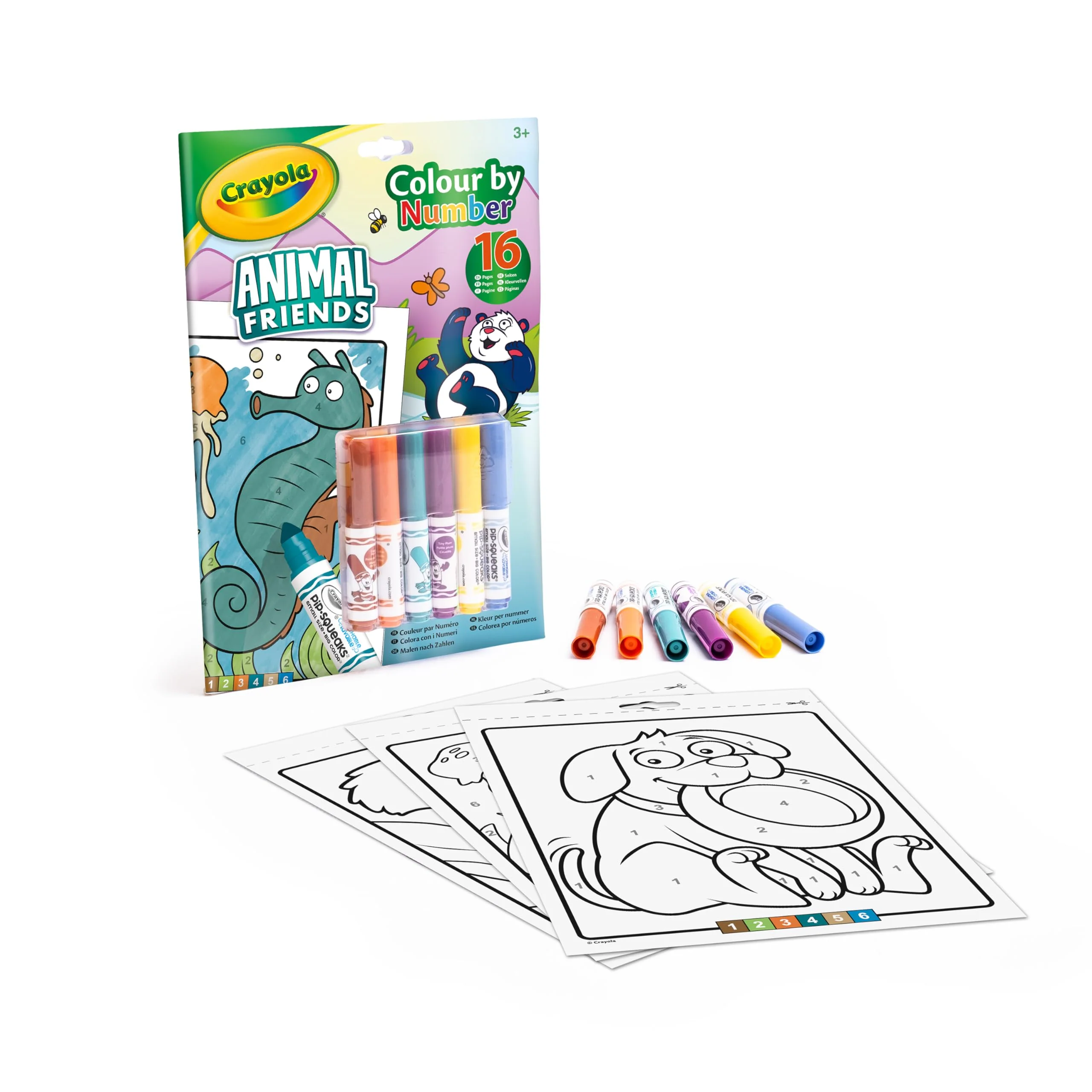 Crayola Colour By Numbers With Markers - Image 2