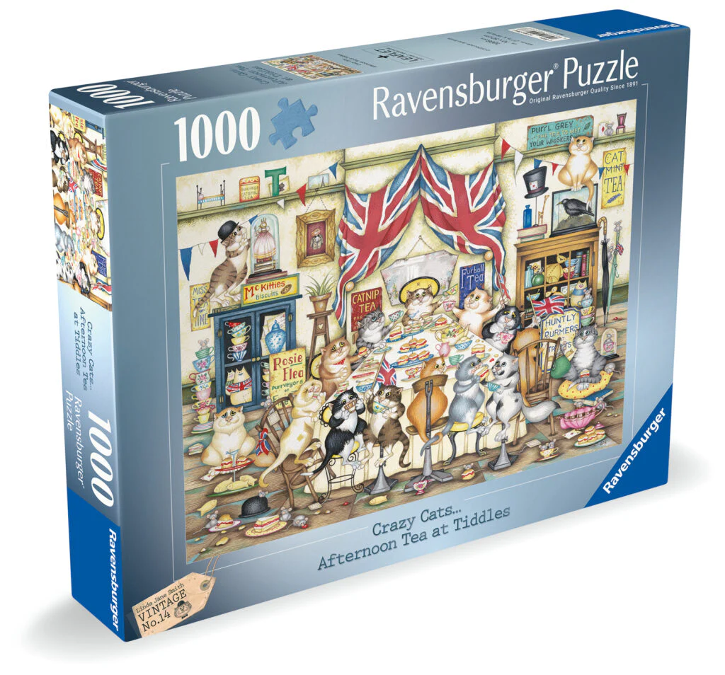 Ravensburger Crazy Cats Tiddles 1000 Piece Jigsaw Puzzle - Image 2