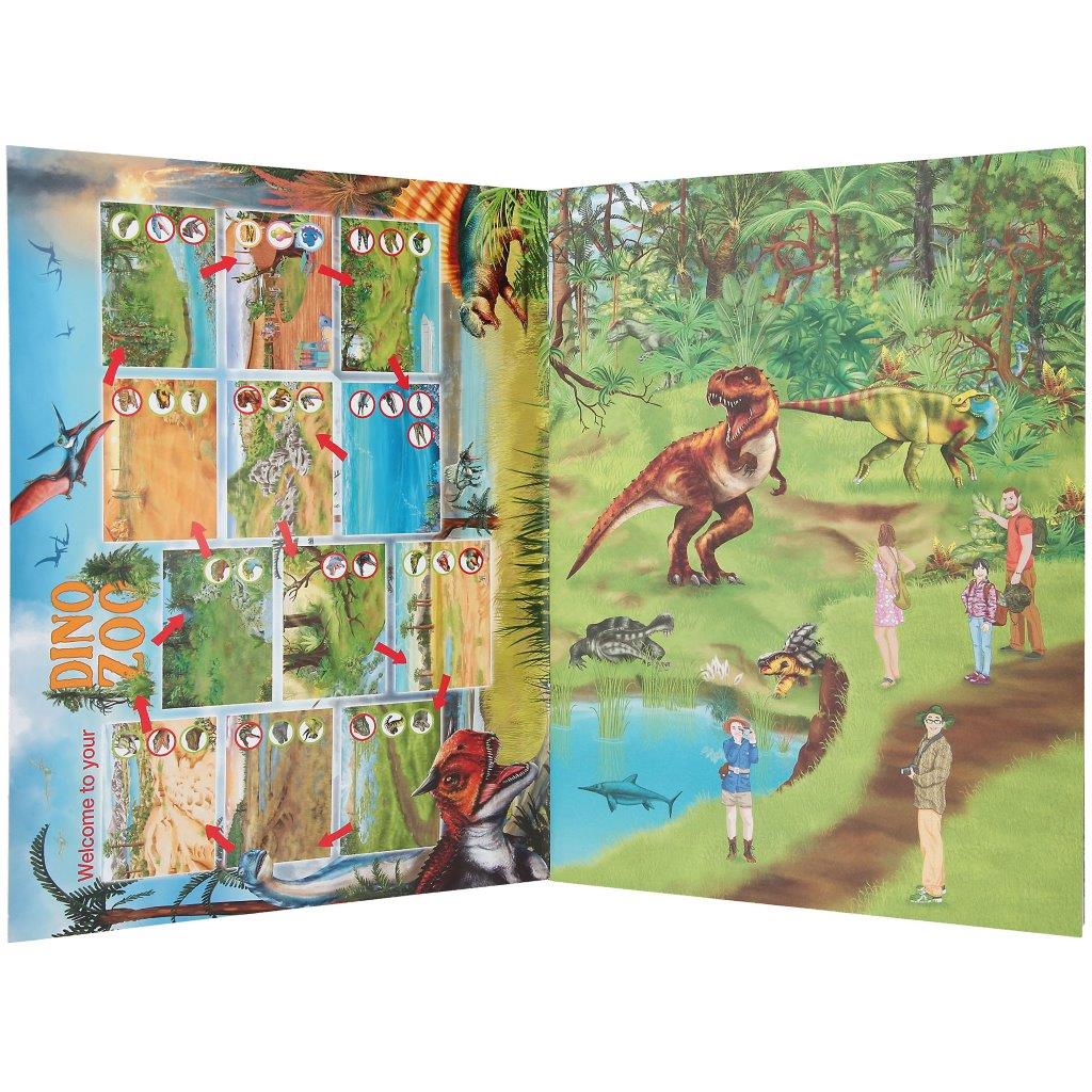 Dino World Create Your Own Zoo Activity and Sticker book - Image 2