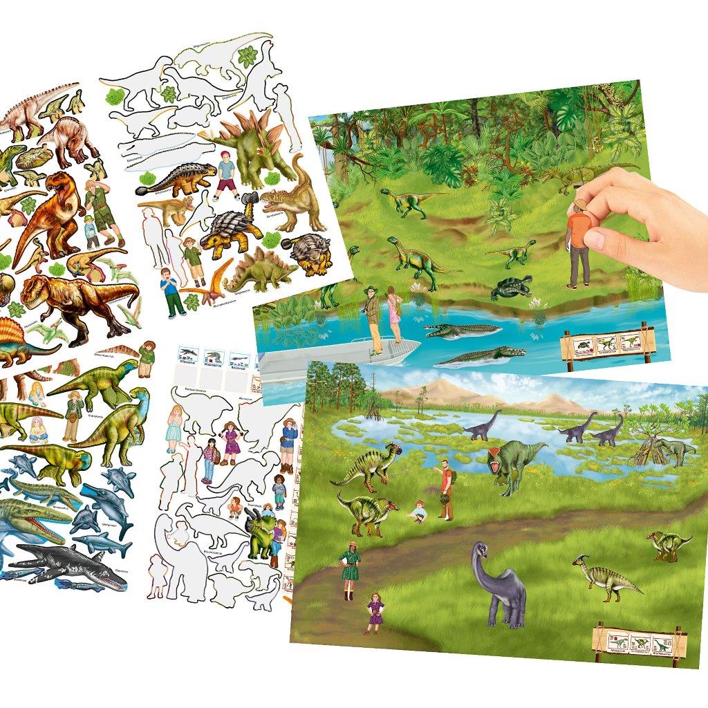 Dino World Create Your Own Zoo Activity and Sticker book - Image 4
