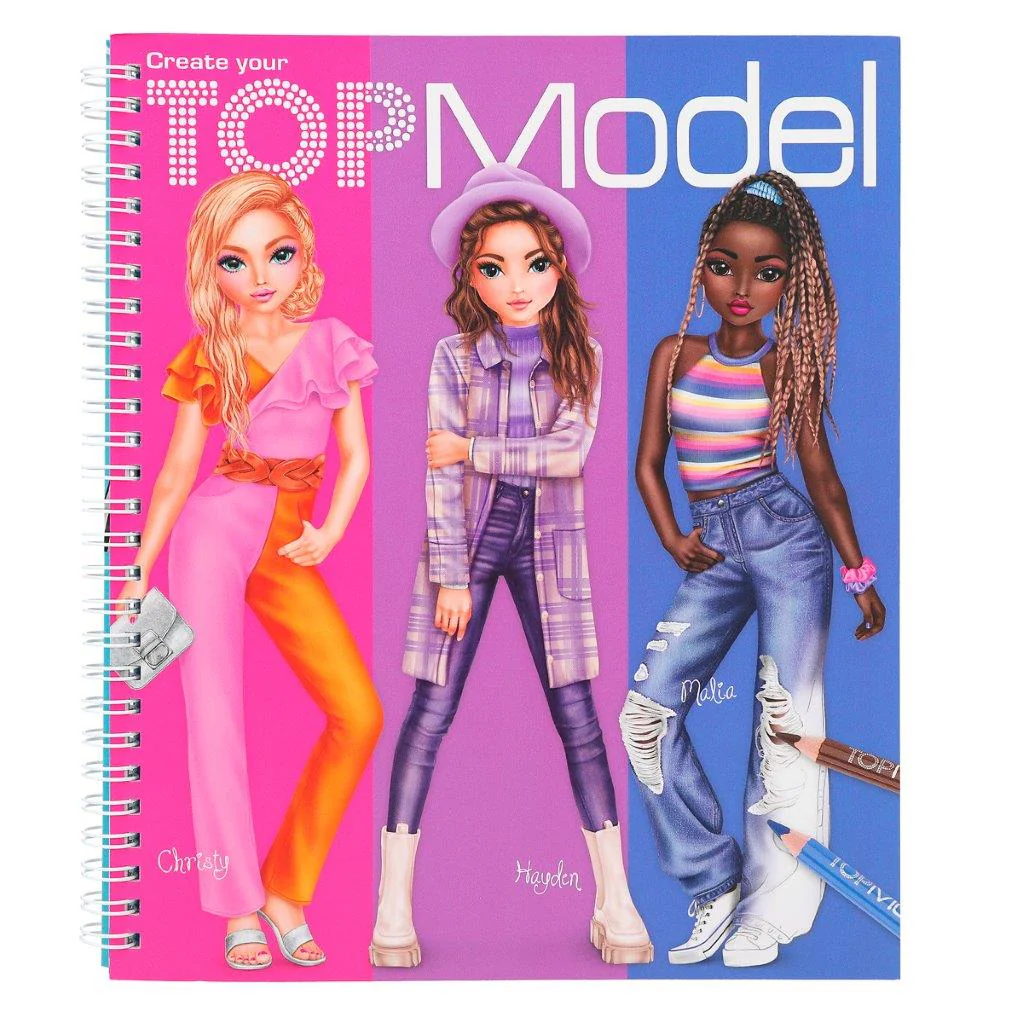 TOPModel Create Your Own Colouring Book - Image 2