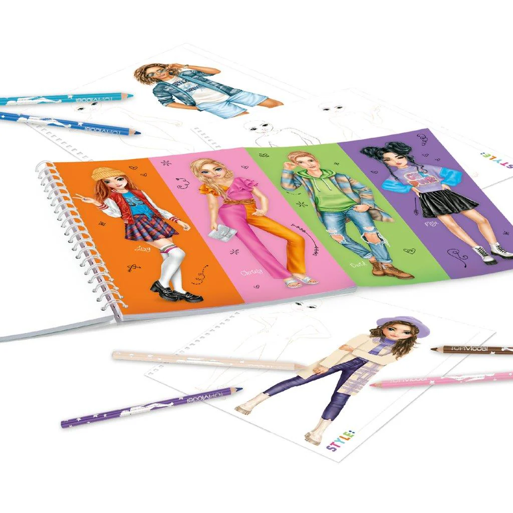 TOPModel Create Your Own Colouring Book - Image 5