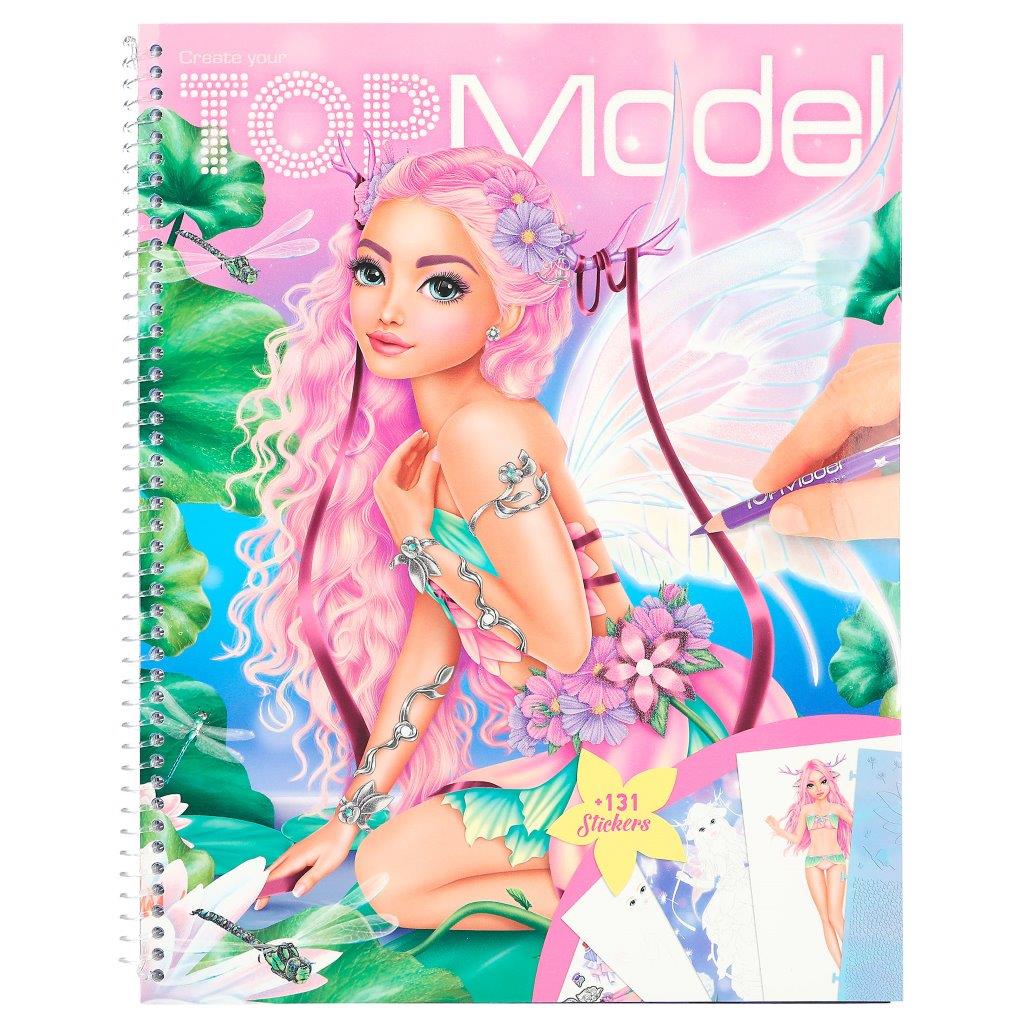 TOPModel Create Your Own Colouring Book Fantasy - Image 2