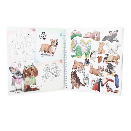 TOPModel Doggy Colouring Book - Image 2
