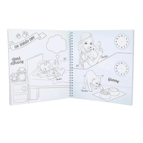 TOPModel Doggy Colouring Book - Image 3