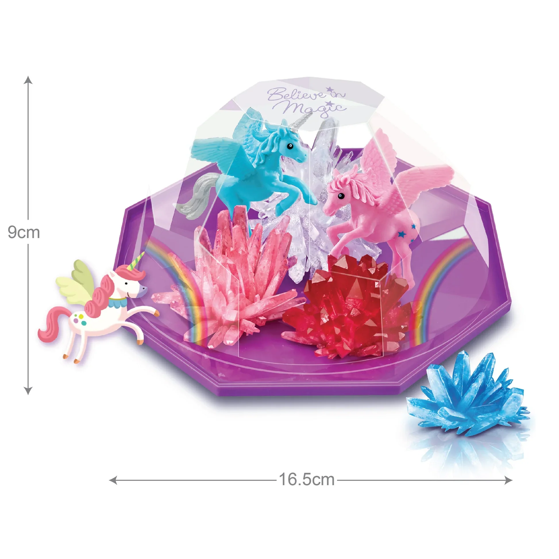 Crystal Growing Unicorn Terrarium - Image 3
