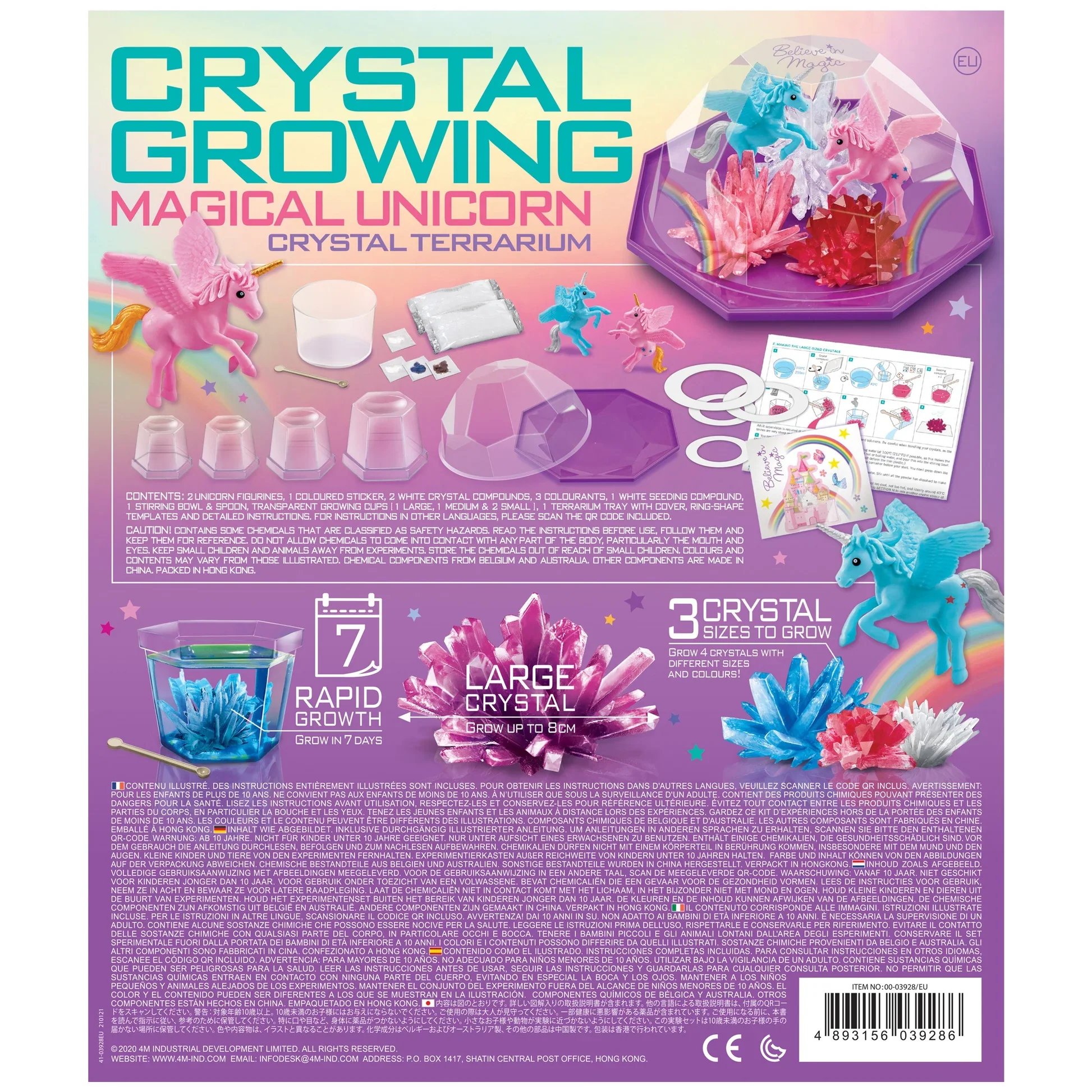 Crystal Growing Unicorn Terrarium - Image 4