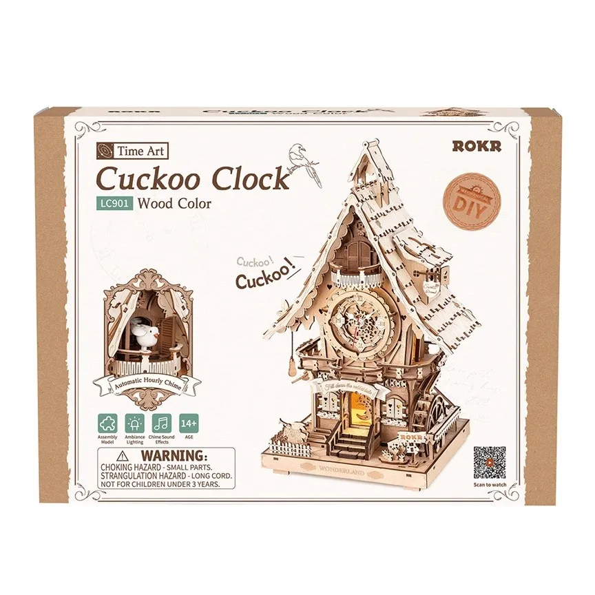 Cuckoo Clock (wood colour) - Image 8