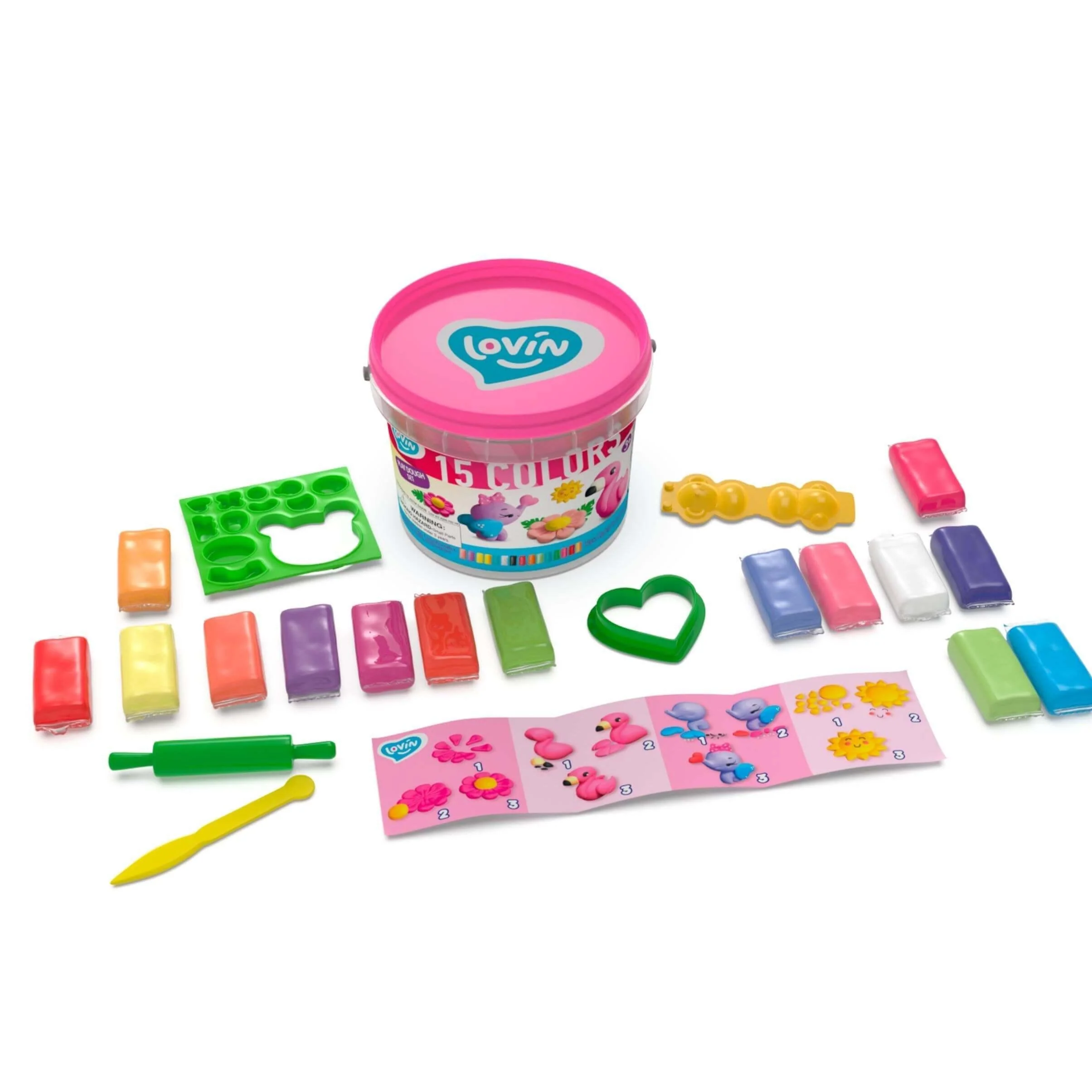 Lovin⢠Modeling Dough Bucket - Animals - Image 2