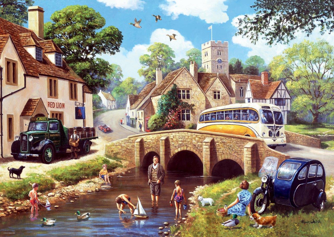 Ravensburger Day by the River 1000 Piece Jigsaw Puzzle - Image 2