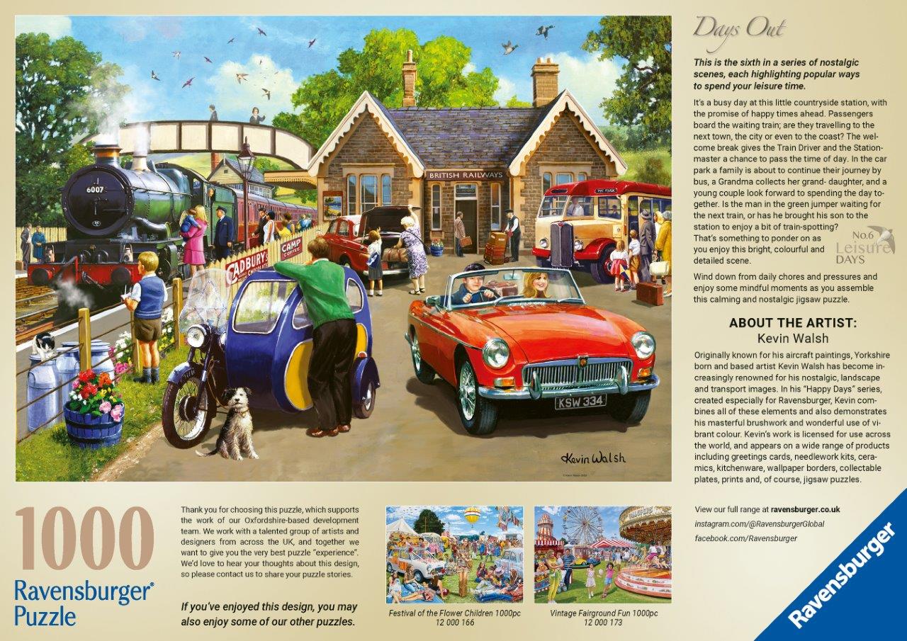 Ravensburger Days Out Leisure Days No.5 1000 Piece Jigsaw Puzzle - Image 3