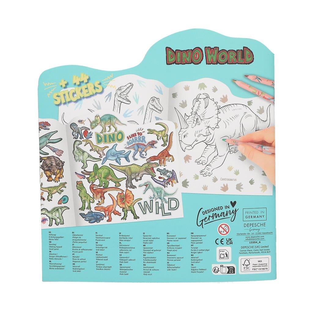 Dino World Colouring Book - Image 5