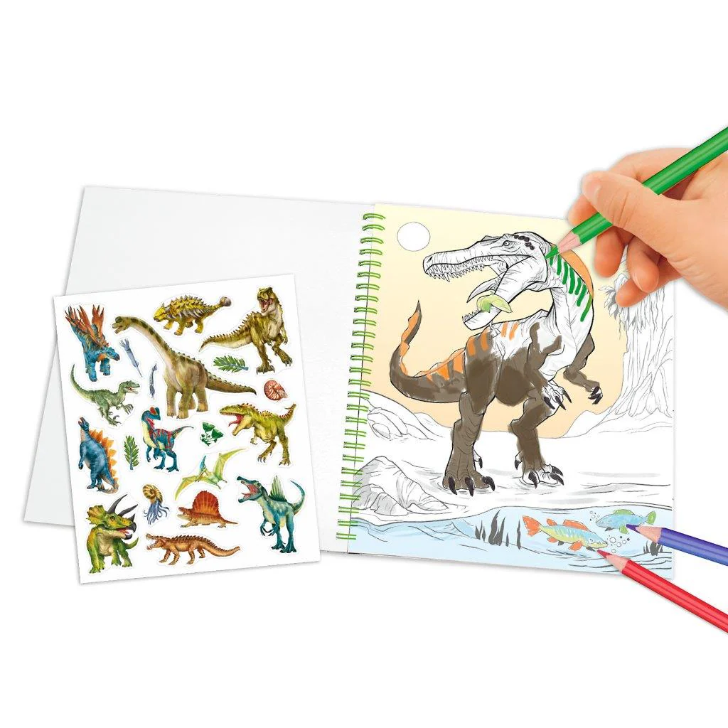 Dino World Colouring Book With Reversible Sequins - Image 4