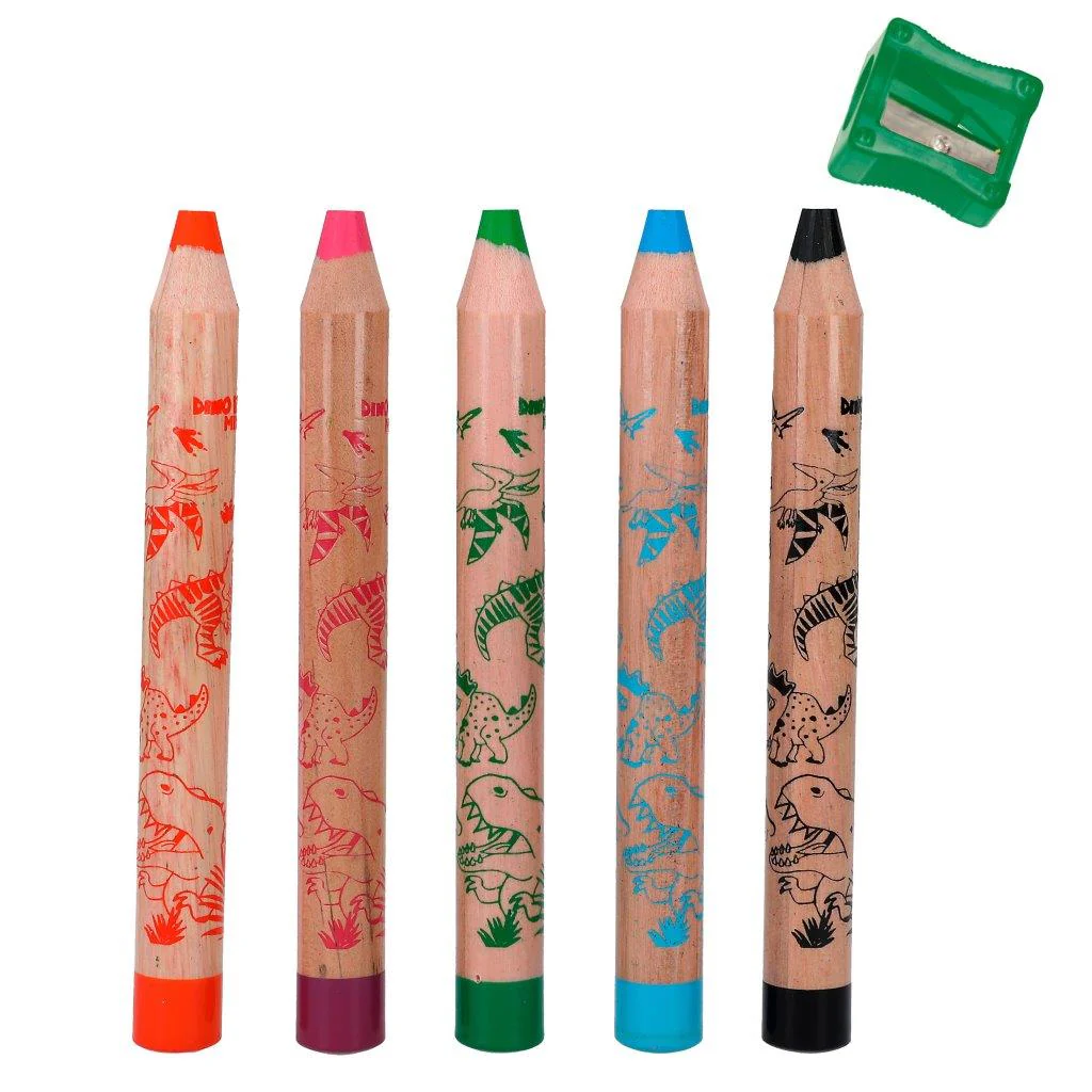 Dino World Mini Dino Coloured Pencil - Image 3