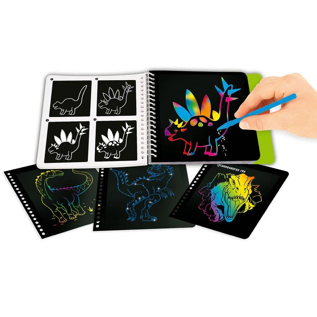 Dino World  Mini Magic-Scratch Book - Image 4