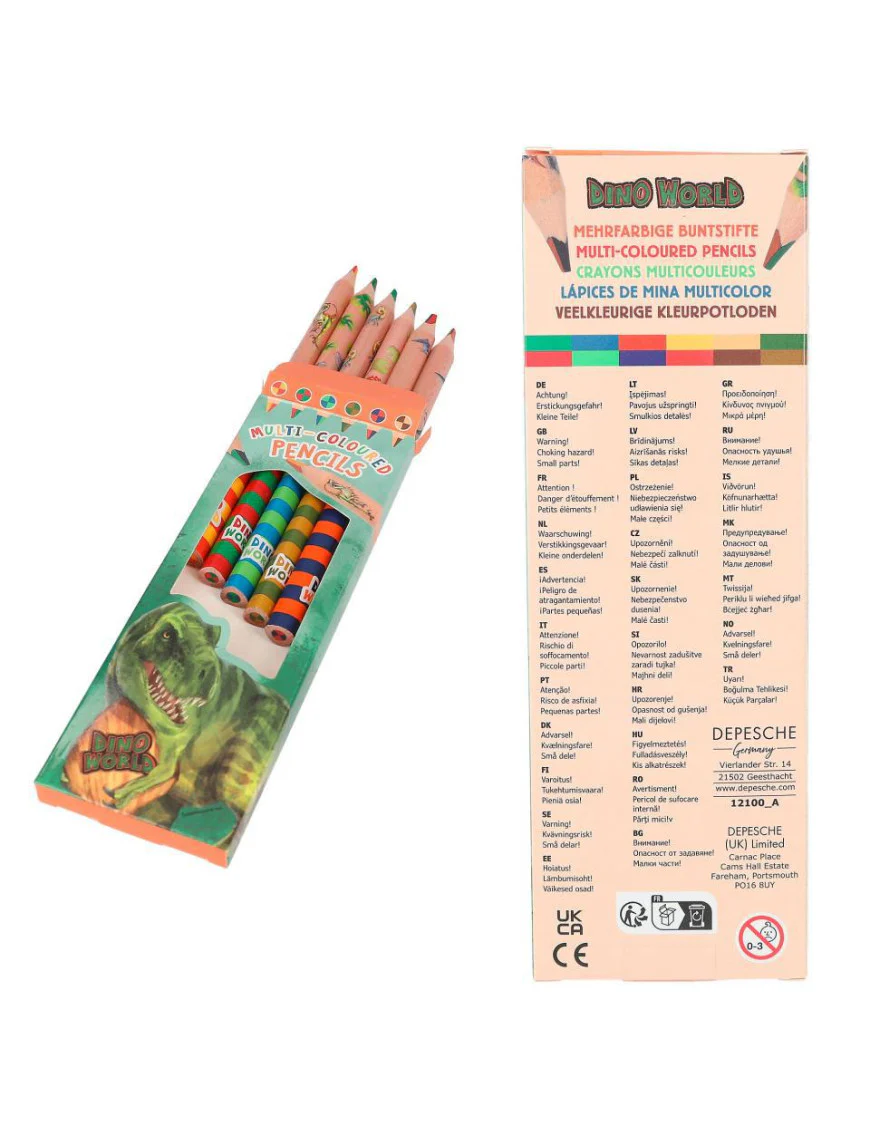 Dino World Multi coloured pencils - Image 3