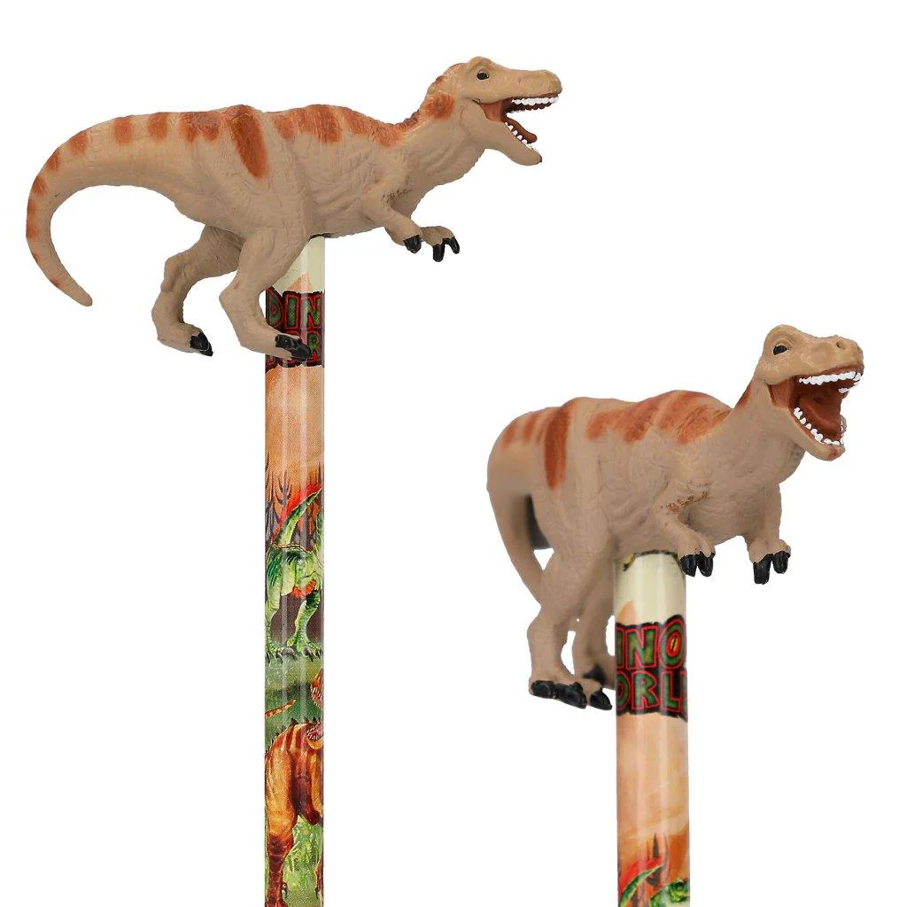 Dino World Pencil with Dino topper Assortment - Image 2