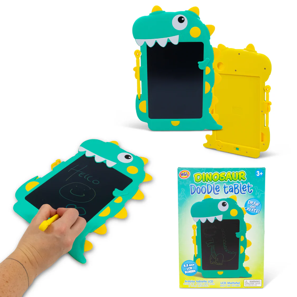 Dinosaur Lcd Drawing Tablet -Green - Image 7