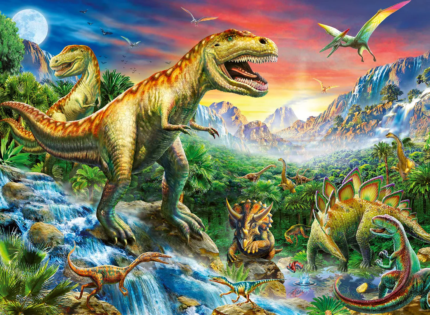 Ravensburger Dinosaurs 2x150 Piece Jigsaw Puzzle - Image 2