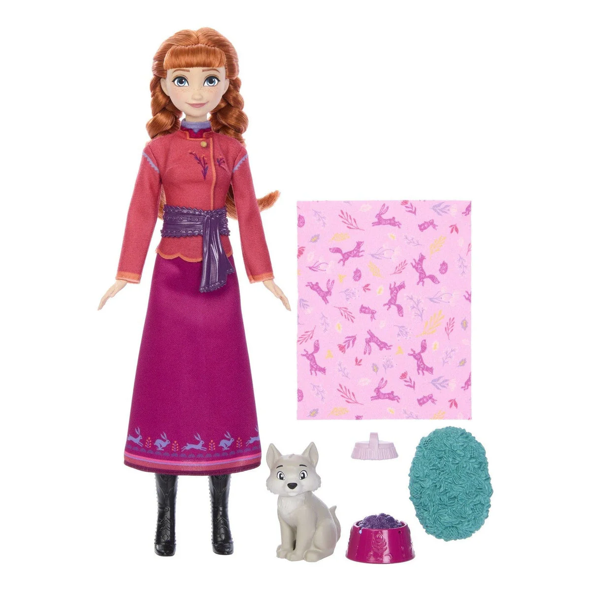 Disney Frozen Anna & Baby Wolf - Image 2