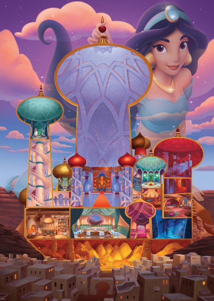 Ravensburger Disney Jasmine Castle 1000 Piece Jigsaw Puzzle - Image 2