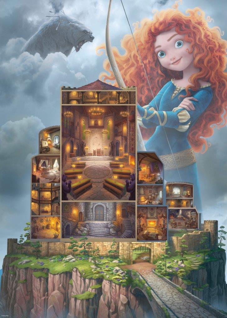 Ravensburger Disney Merida Castle 1000 Piece Jigsaw Puzzle - Image 2