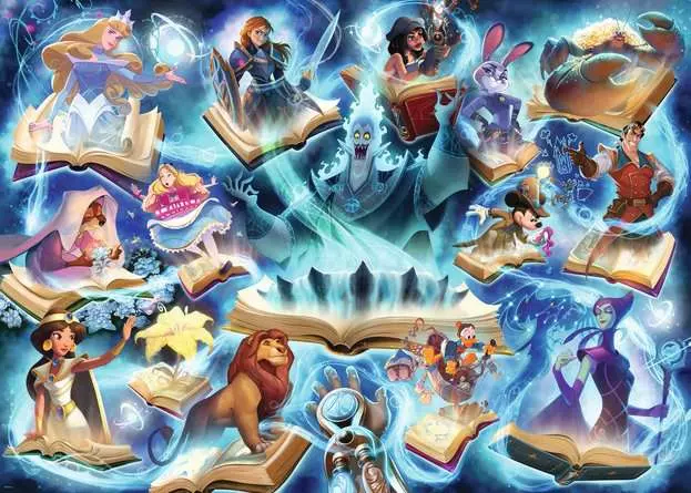 Ravensburger DLC Glimmers of the Realm: Sapphire 1000 Piece Jigsaw Puzzle - Image 2