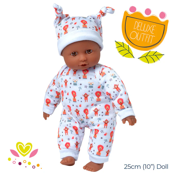 Dolls World Baby Grace - 25cm Soft Bodied Ethnic Doll - Image 2