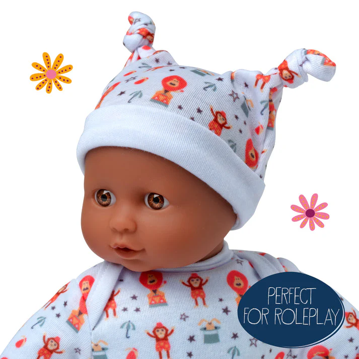 Dolls World Baby Grace - 25cm Soft Bodied Ethnic Doll - Image 4