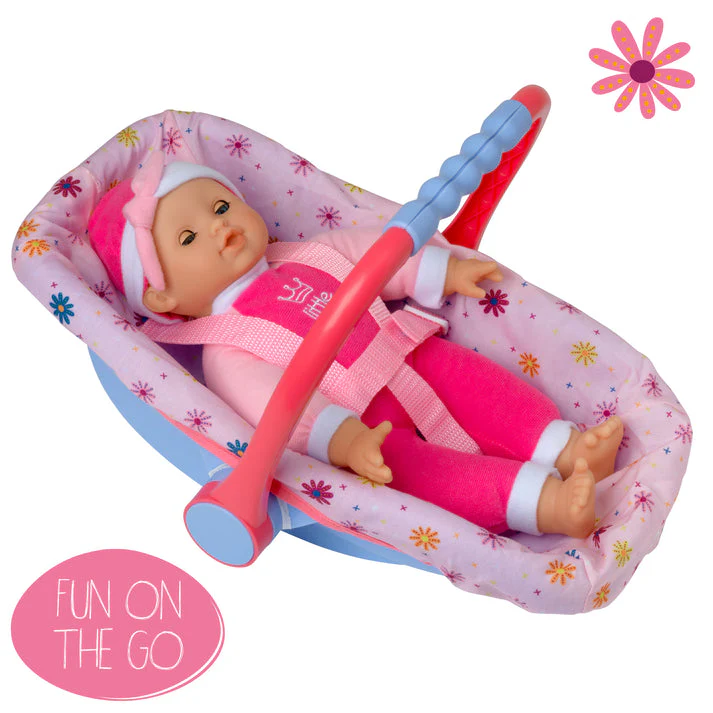 Dolls World Isabella 30cm Doll & Car Seat - Image 3
