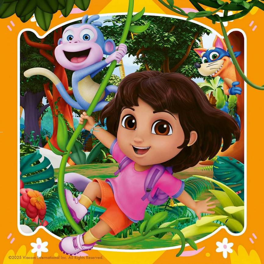 Ravensburger Dora the Explorer 3x49 Piece Jigsaw Puzzle - Image 2