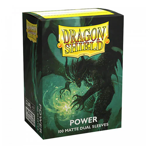 Dragon Shield Power Green Standard Size Sleeves 100pk