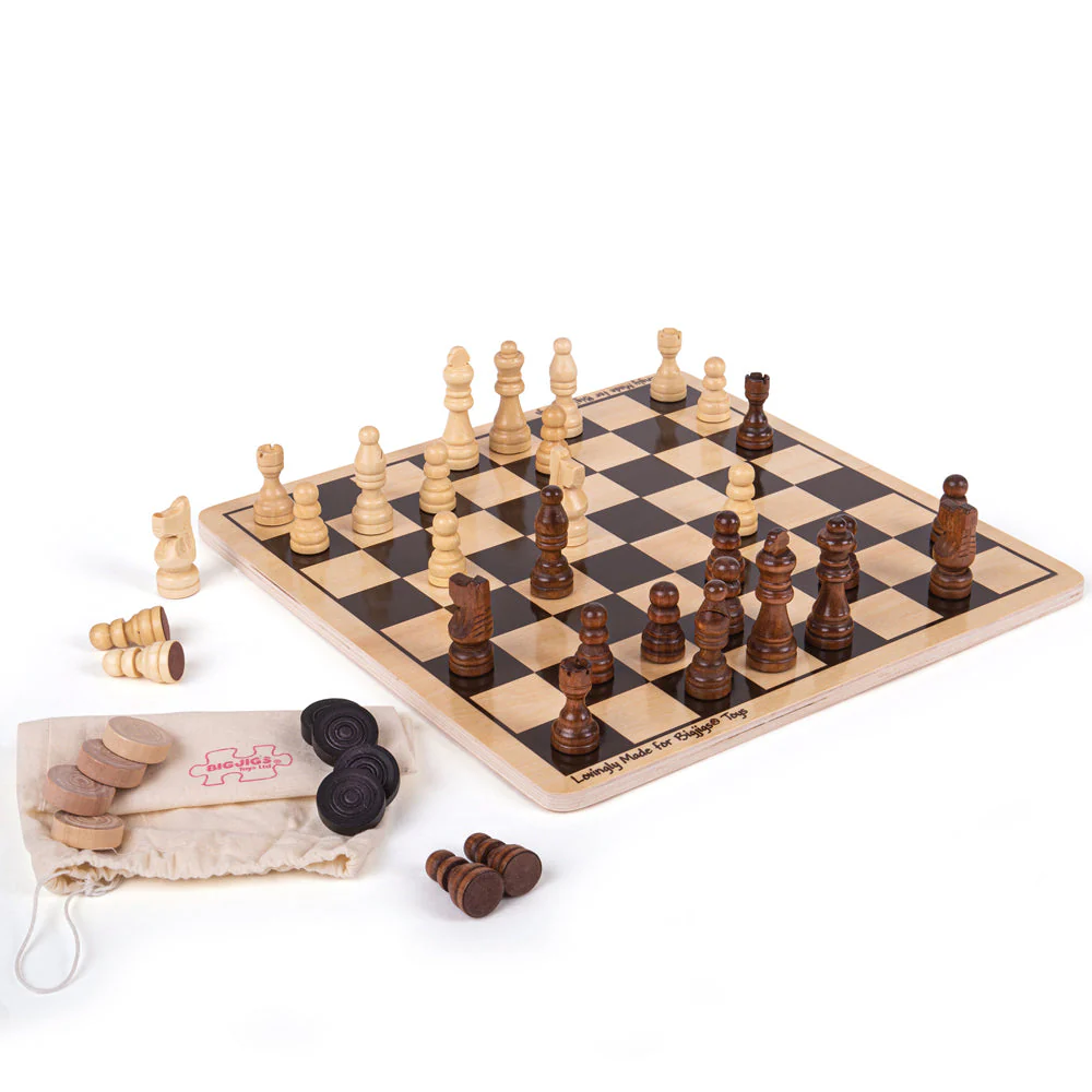 Draughts & Chess Set - Image 2