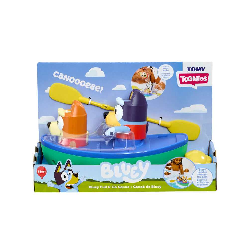 Bluey Paddling Canoe