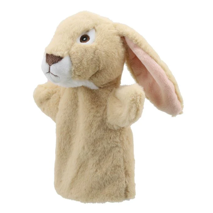 Eco Animal Puppet Buddies Rabbit (Lop Eared) - Image 2