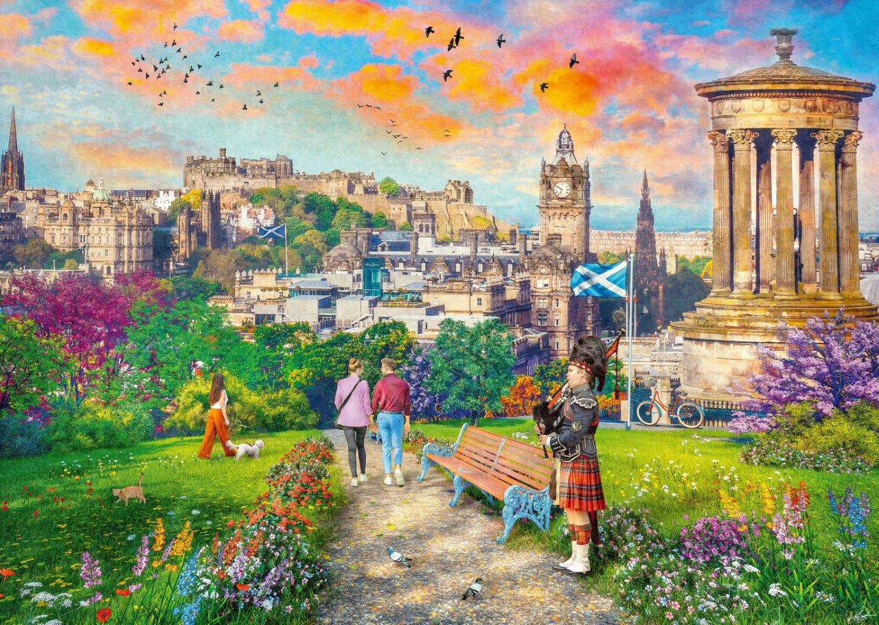 Ravensburger Edinburgh Romance 1000 Piece Jigsaw Puzzle - Image 2