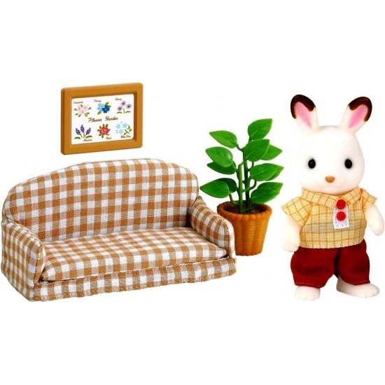 Sylvanian Families Chocolate Rabbit Father Set - Image 2