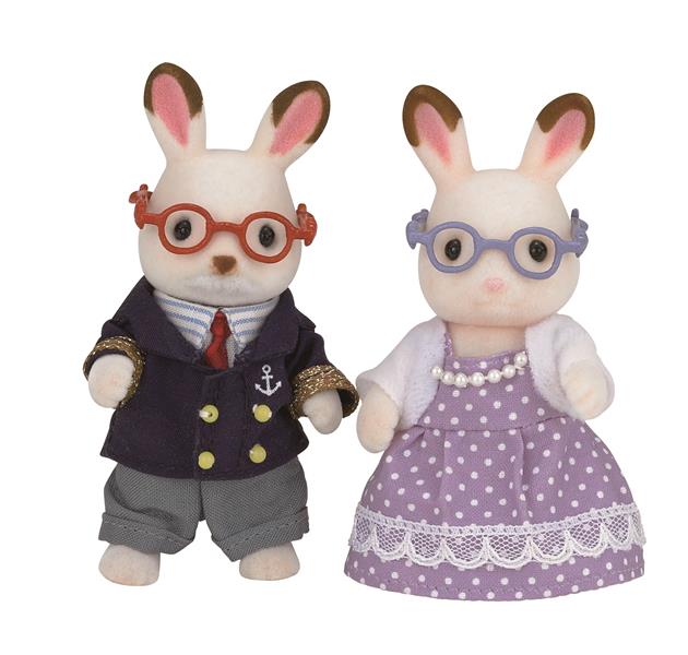 Sylvanian Families Chocolate Rabbit Grandparents - Image 2